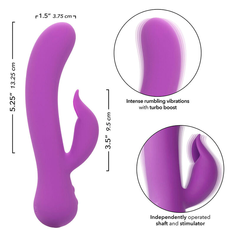 CALEXOTICS - FIRST TIME VIBRATEUR PLEASER RECHARGEABLE VIOLET CALEXOTICS
