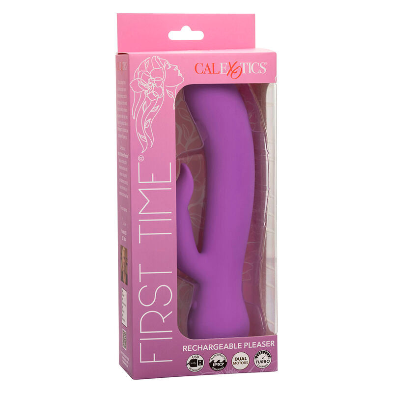 CALEXOTICS - FIRST TIME VIBRATEUR PLEASER RECHARGEABLE VIOLET CALEXOTICS