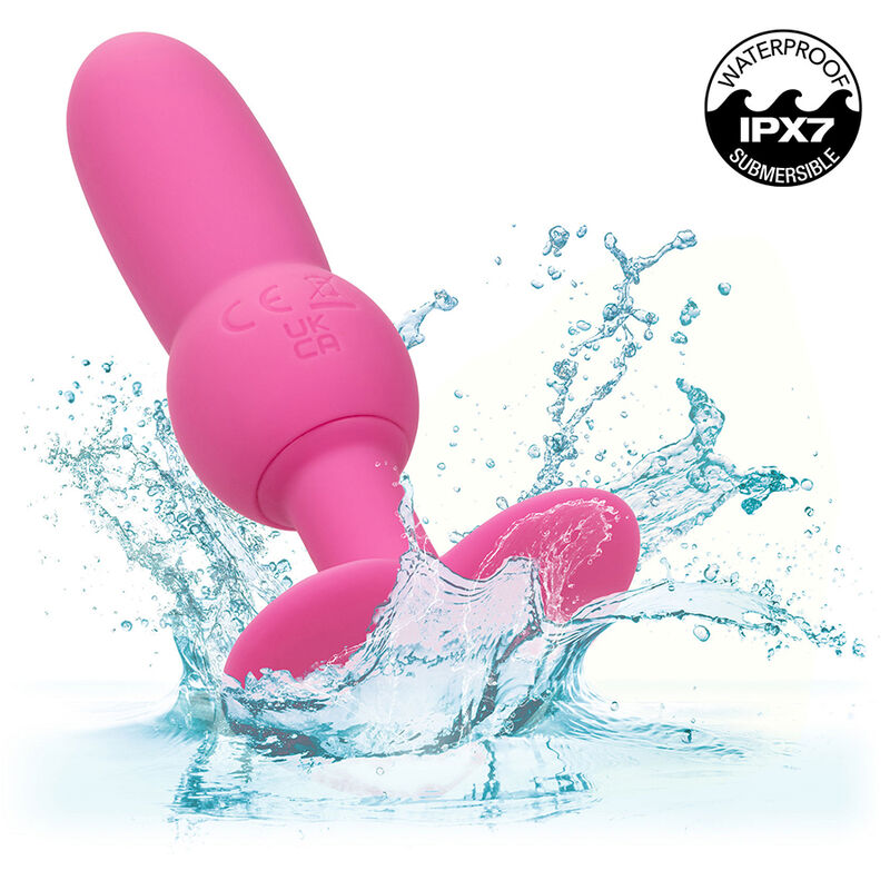 CALEXOTICS - FIRST TIME SONDE ANAL PLUG PERLÉE 10 VIBRATIONS ROSE CALEXOTICS