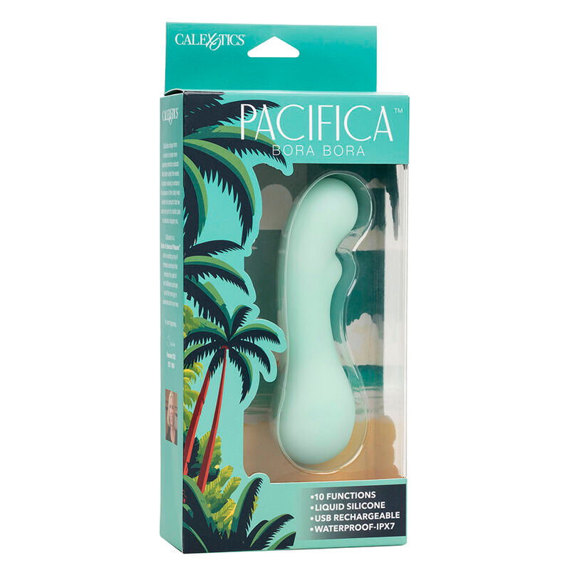 CALEXOTICS - PACIFICA BORA BORA ESTIMULATEUR POINT G 10 VIBRATIONS AQUA CALEXOTICS