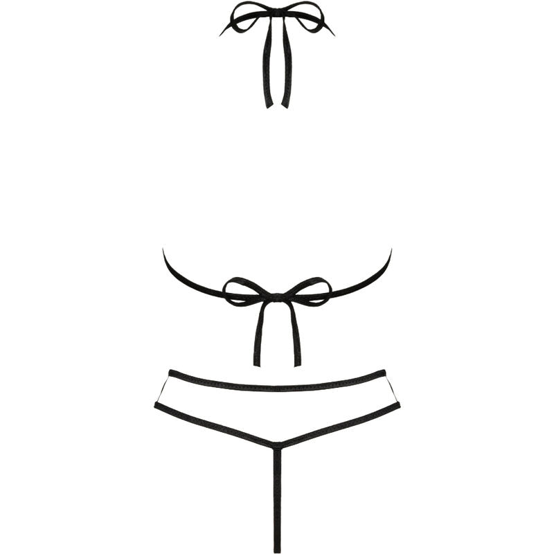 LIVCO CORSETTI FASHION - SOUTIEN-GORGE + STRING JIMENA LC 20216 NOIR TAILLE UNIQUE LIVCO CORSETTI SETS