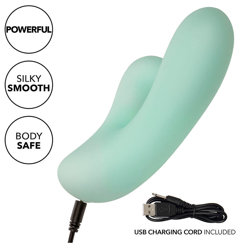 CALEXOTICS - PACIFICA FIJI VIBRATEUR & ESTIMULATEUR POINT G 10 VIBRATIONS AQUA CALEXOTICS