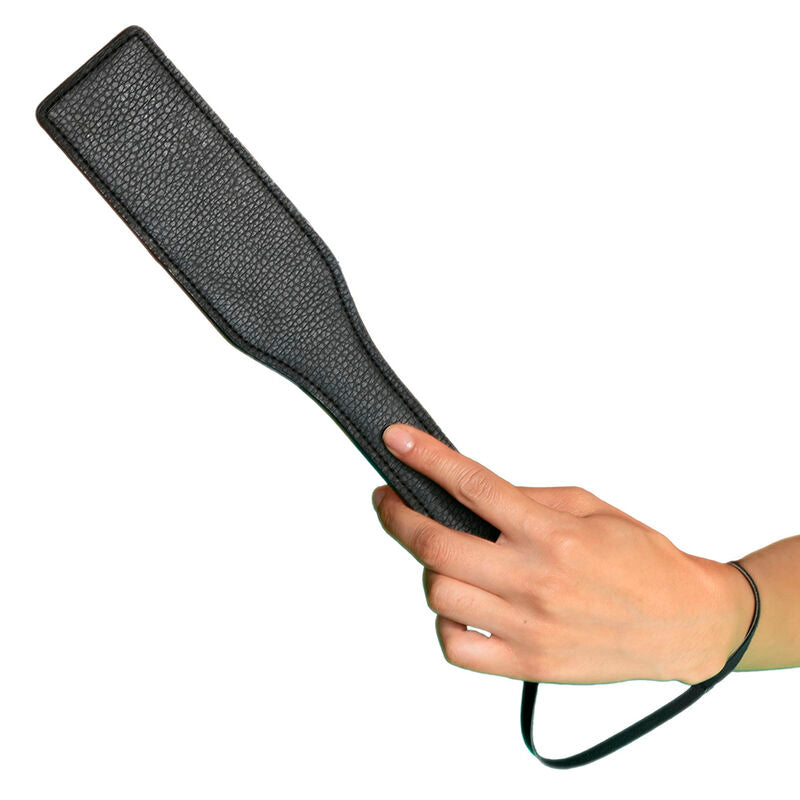 CALEXOTICS - NOCTURNAL PADDLE EN CUIR NOIR CALEXOTICS