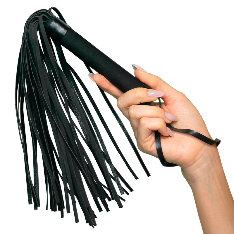 CALEXOTICS - NOCTURNAL FLOGGER CUIR NOIR CALEXOTICS
