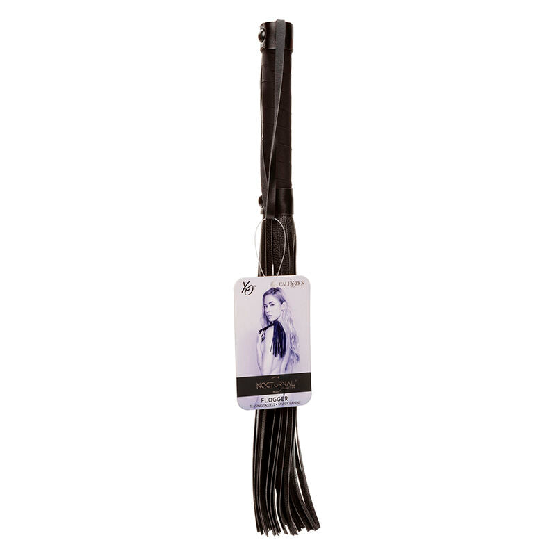 CALEXOTICS - NOCTURNAL FLOGGER CUIR NOIR CALEXOTICS
