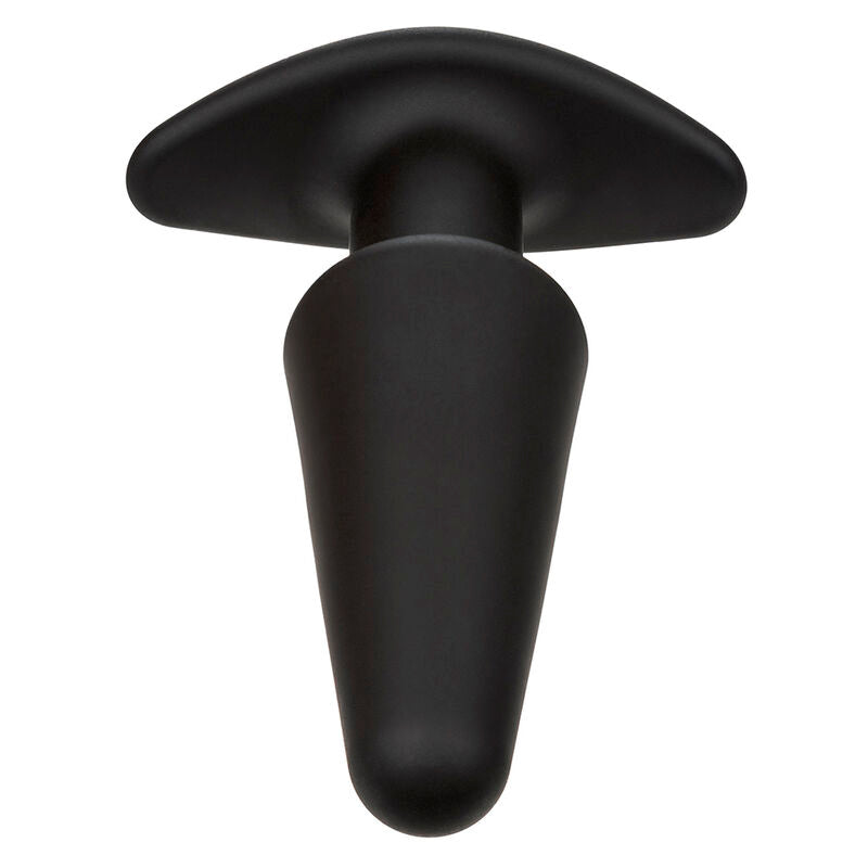 CALEXOTICS - ROCK BOTTOM TAPERED ANAL PLUG 10 VIBRATIONS SILICONE NOIR CALEXOTICS