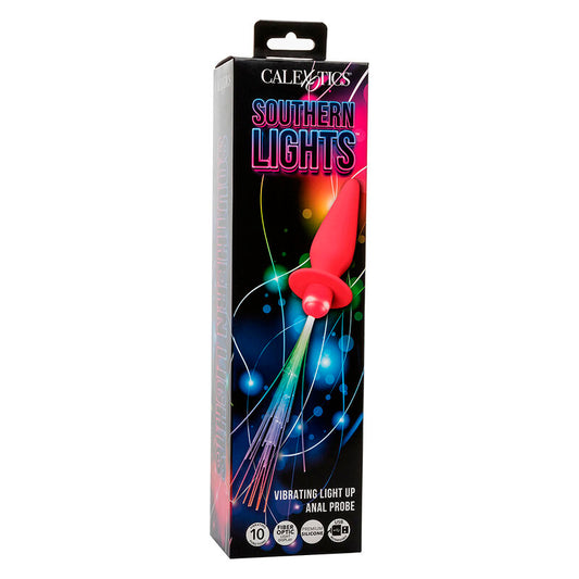 CALEXOTICS - SOUTHERN LIGHTS LIGHT UP PLUG ANAL 10 VIBRATIONS SILICONE ROSE CALEXOTICS