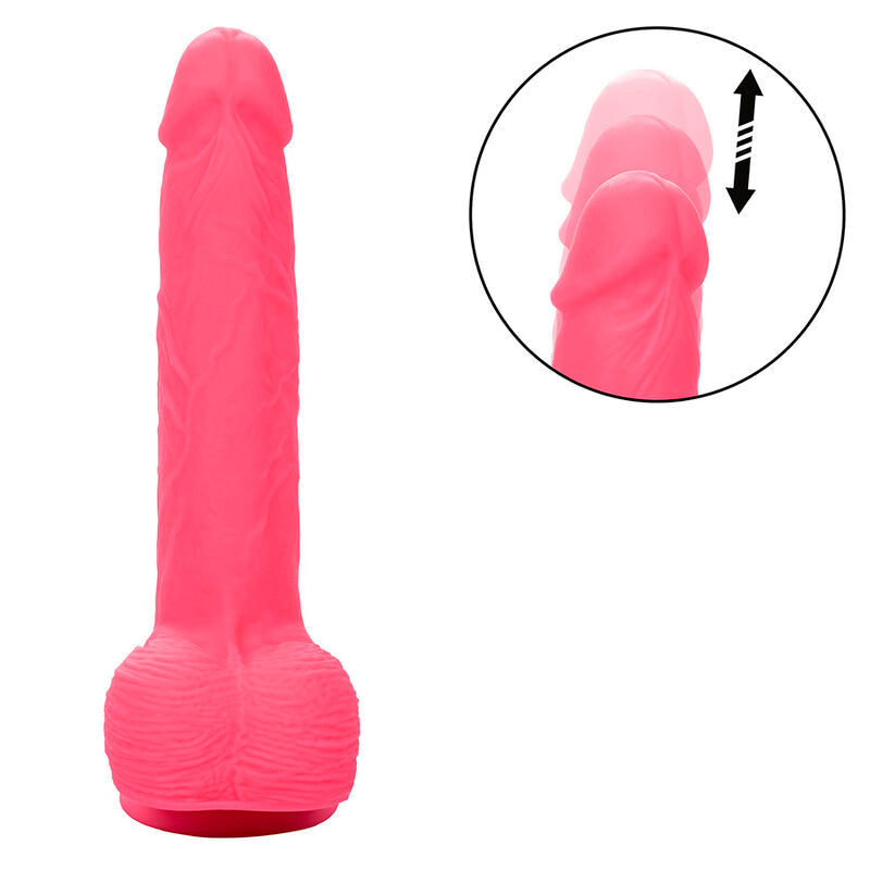 CALEXOTICS - STUDS VIBRATEUR RÉALISTE 10 VIBRATIONS ROSE CALEXOTICS
