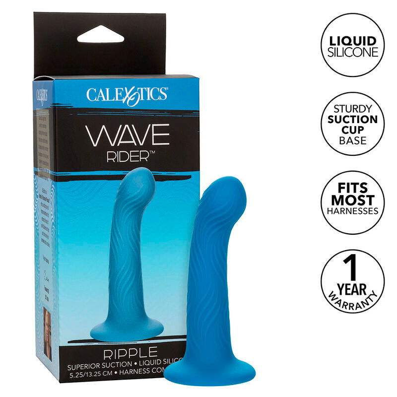 CALEXOTICS - WAVE RIDER PLUG ANAL RIPPLE BLEU CALEXOTICS