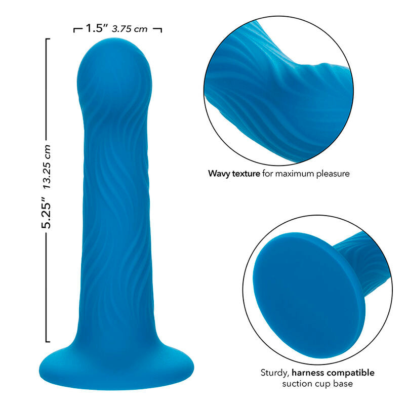 CALEXOTICS - WAVE RIDER PLUG ANAL RIPPLE BLEU CALEXOTICS