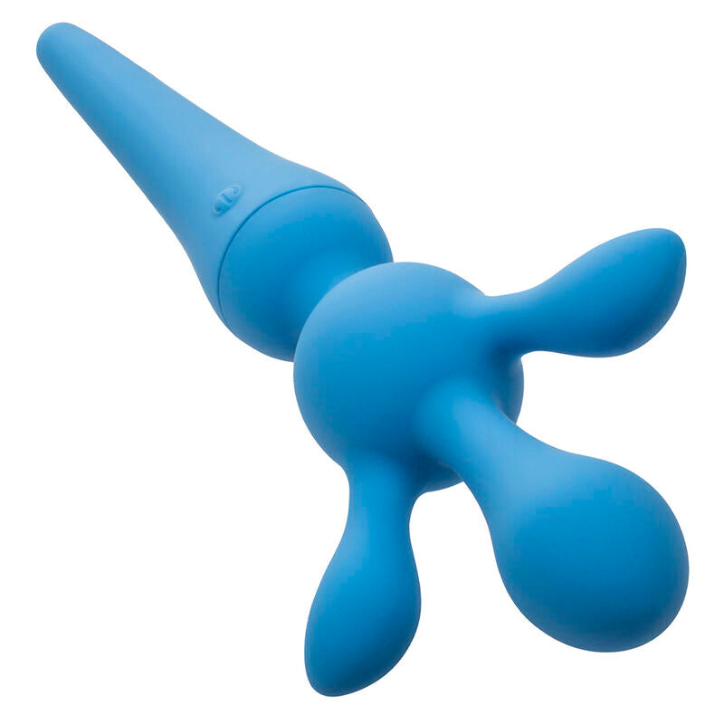 CALEXOTICS - COUTURE KIT VIBRATEUR WAND 10 VIBRATIONS BLEU CALEXOTICS