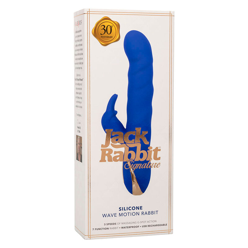 CALEXOTICS - JACK RABBIT VIBRATEUR WAVE MOTION BLEU CALEXOTICS