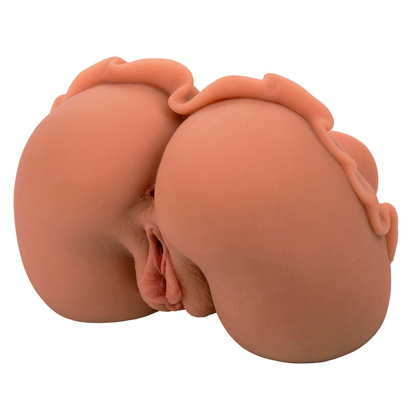 CALEXOTICS - LA REINE DU RETOUR À LA MAISON MASTURBATEUR DOUBLE RÉALISTE CARAMEL CALEXOTICS