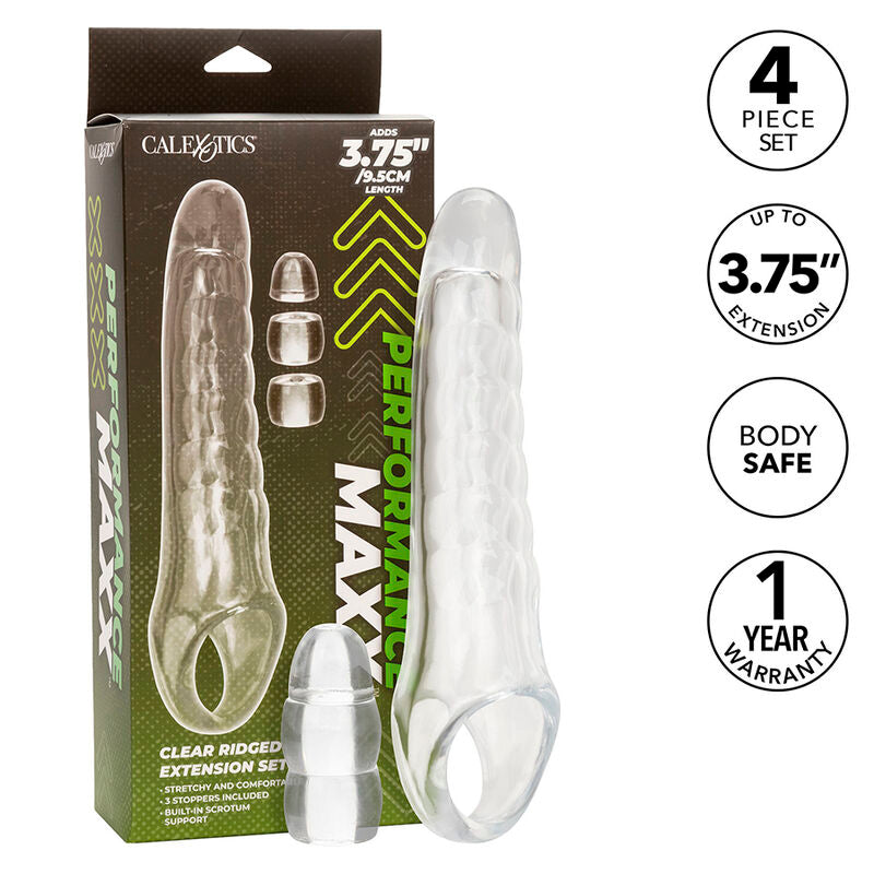 CALEXOTICS - MAXX EXTENSEUR DE PÉNIS RÉGLABLE TRANSPARENT CALEXOTICS