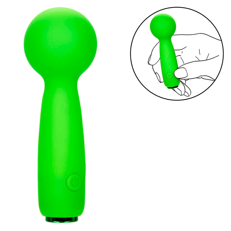 CALEXOTICS - NEON VIBES LE BUBBLY VIBE MINI MASSEUR 10 VIBRATIONS VERT CALEXOTICS