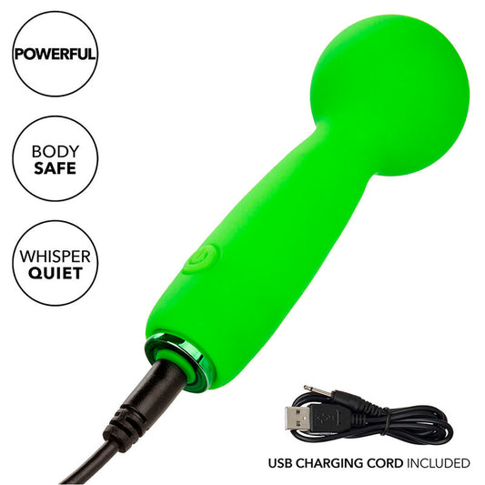 CALEXOTICS - NEON VIBES LE BUBBLY VIBE MINI MASSEUR 10 VIBRATIONS VERT CALEXOTICS