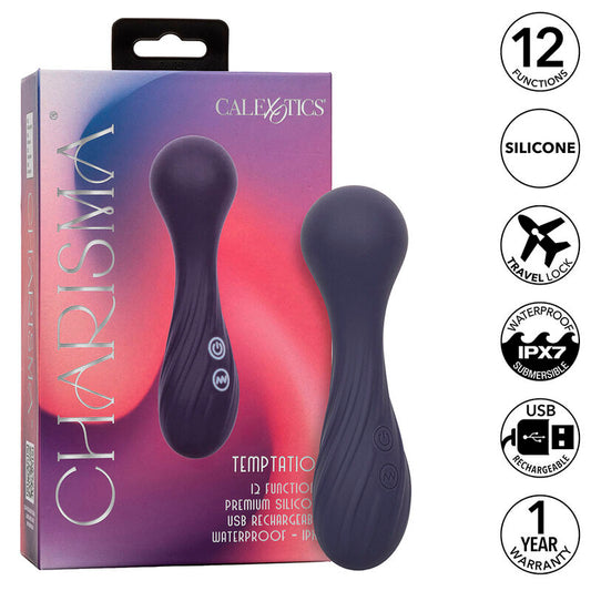 CALEXOTICS - CHARISMA TEMPTATION MASSEUR 12 FONCTIONS VIOLET CALEXOTICS