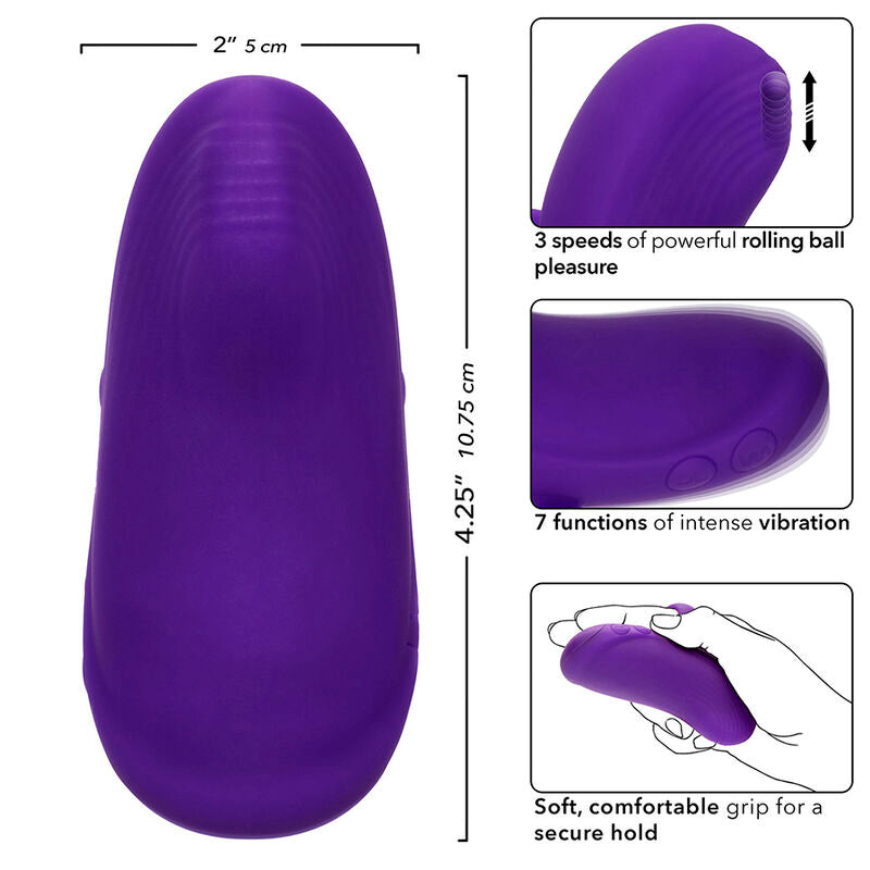 CALEXOTICS - ENVY MASSEUR À BILLE PORTABLE 7 VIBRATIONS VIOLET CALEXOTICS