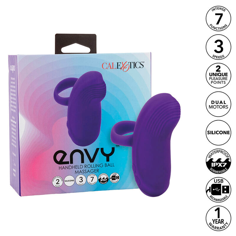 CALEXOTICS - ENVY MASSEUR À BILLE PORTABLE 7 VIBRATIONS VIOLET CALEXOTICS