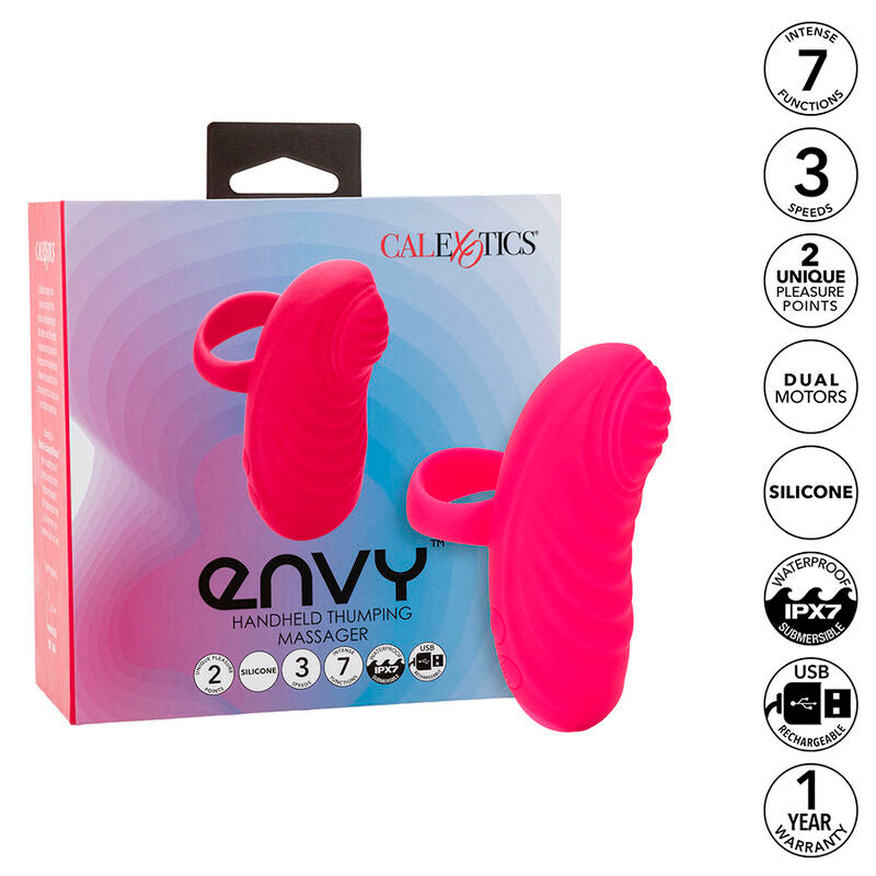 CALEXOTICS - ENVY MASSEUR À BILLE PORTABLE 7 VIBRATIONS ROSE CALEXOTICS