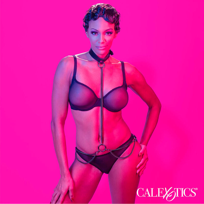 CALEXOTICS - EUPHORIA COLLIER ET LAISSE CHAINE CALEXOTICS