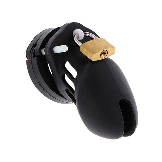 HIDDEN DESIRE - EXTREME CAGE DE CHASTETÉ SILICONE TAILLE S NOIR HIDDEN DESIRE