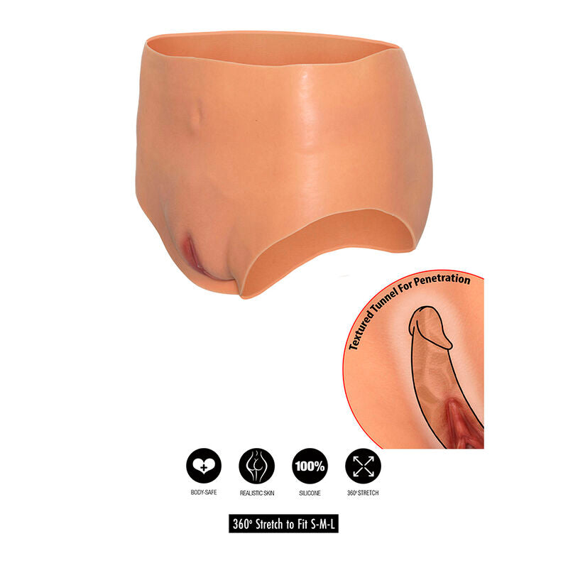 HIDDEN DESIRE - ALTER EGO VAGIN OUVERT SLIP TAILLE HAUTE CHAIR HIDDEN DESIRE