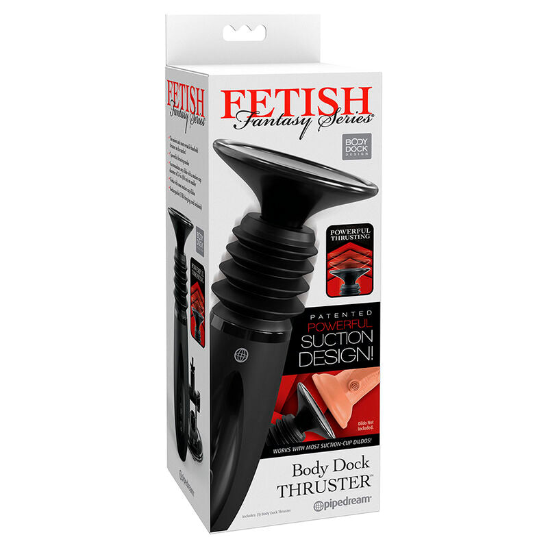 FETISH FANTASY SERIES - BODY DOCK PINCE À GODE THRUSTER AVEC 7 MODES DE POUSSÉE NOIR FETISH FANTASY SERIES