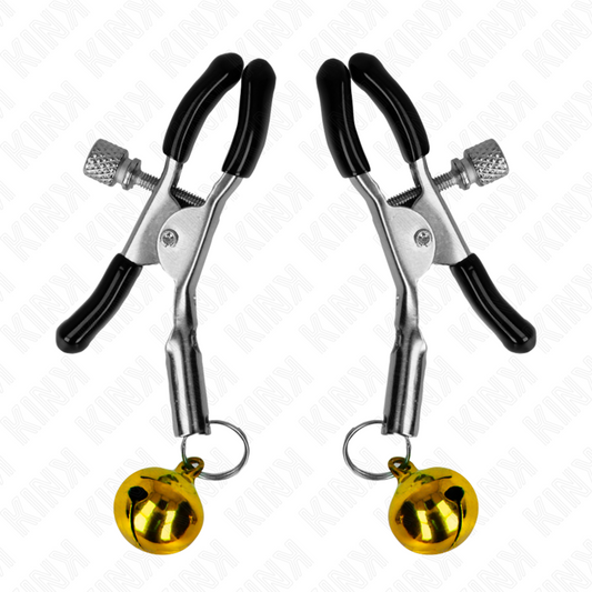 KINK - PINCE À METON SIMPLE CLOCHE OR 6 CM KINK NIPPLE GRIP