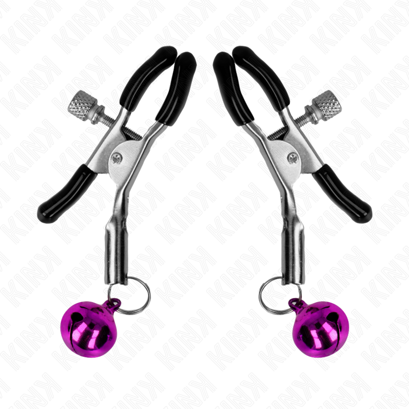 KINK - PINCE À METON SIMPLE CLOCHE VIOLET 6 CM KINK NIPPLE GRIP
