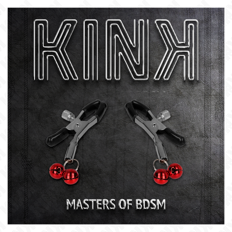 KINK - PINCE À METON DOUBLE CLOCHE ROUGE 6 CM KINK NIPPLE GRIP