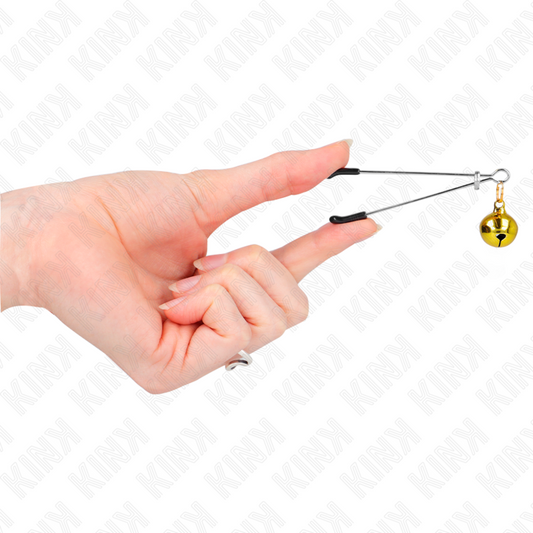 KINK - PINCES À TÉLÉPHONE MINCE CLOCHE OR 7 CM KINK NIPPLE GRIP