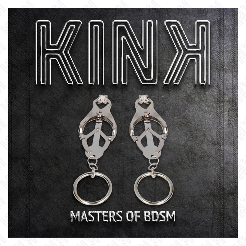 KINK - PINCES À TÉLÉPHONES TRÈFLE JAPONAIS O-RING ARGENT KINK NIPPLE GRIP