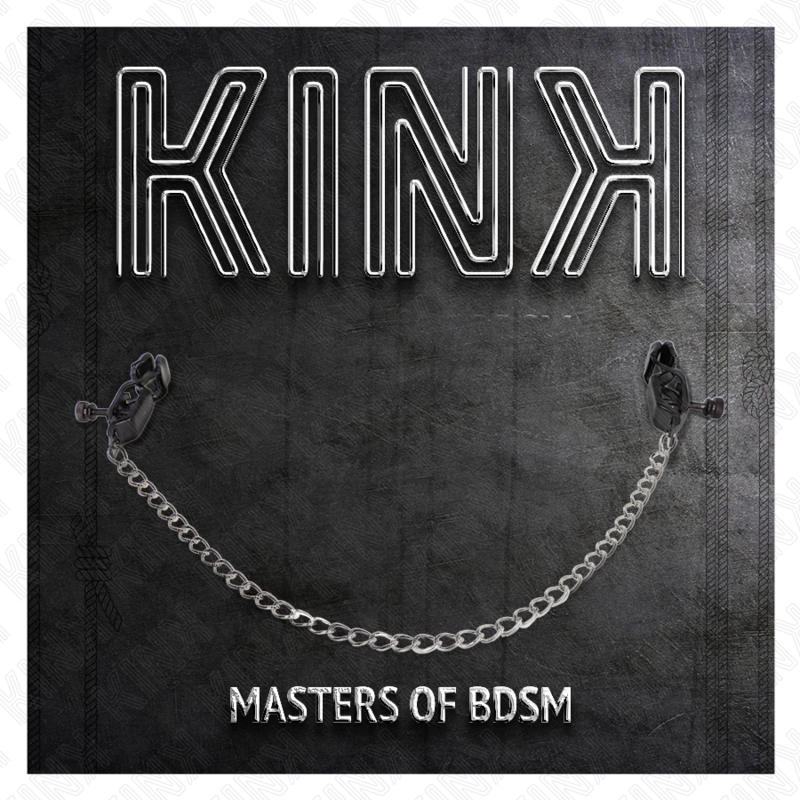 KINK - PINCES À TAMELON CHAÎNE PLATE ARGENT 30 CM KINK NIPPLE GRIP