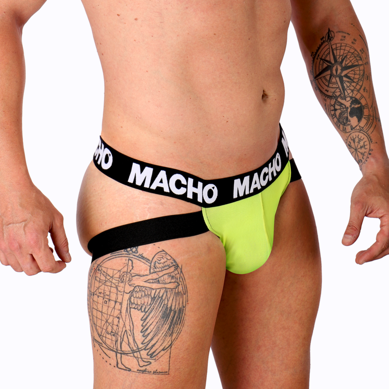 MACHO - MX28FA JOCK JAUNE S MACHO UNDERWEAR