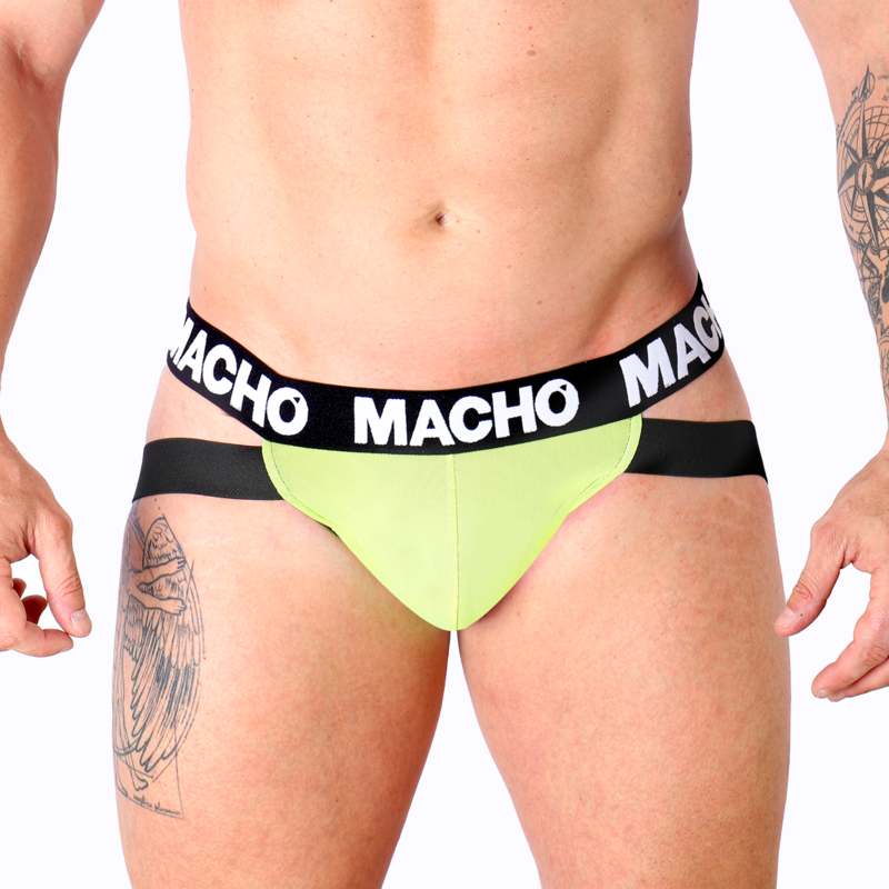 MACHO - MX28FA JOCK JAUNE S MACHO UNDERWEAR