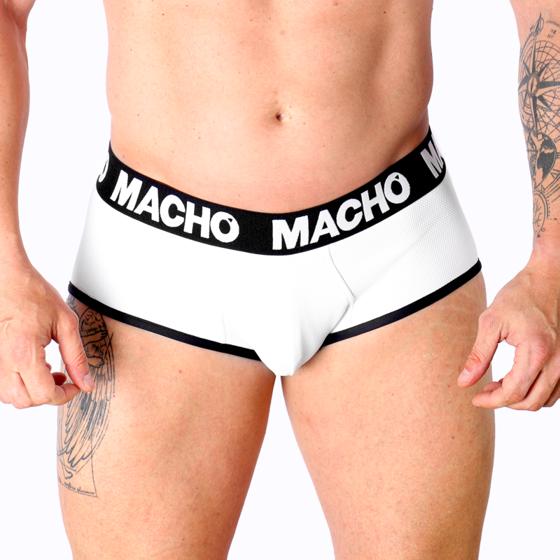 MACHO - MS30BL SLIP BLANC S MACHO UNDERWEAR