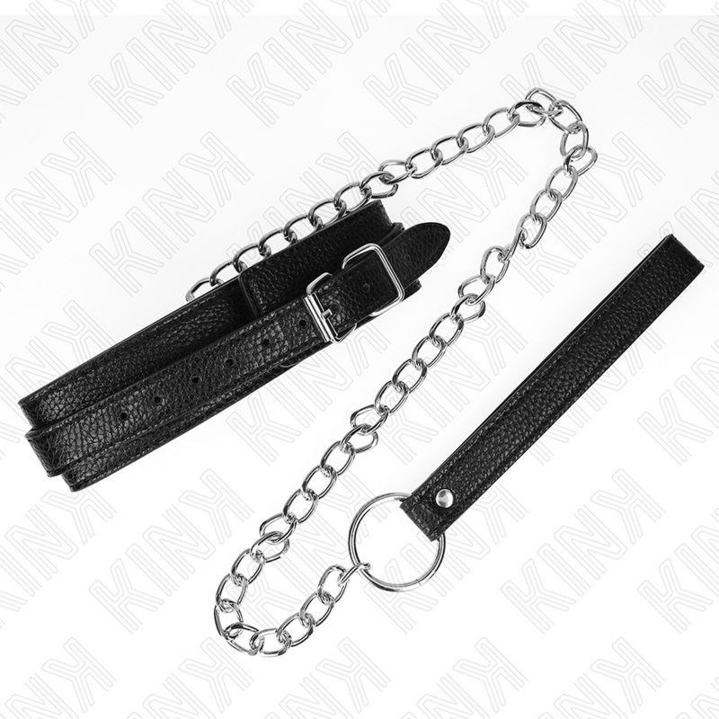 KINK - COLLIER MOTIF SERPENT AVEC LAISSE 65 CM KINK COLLAR & GAG