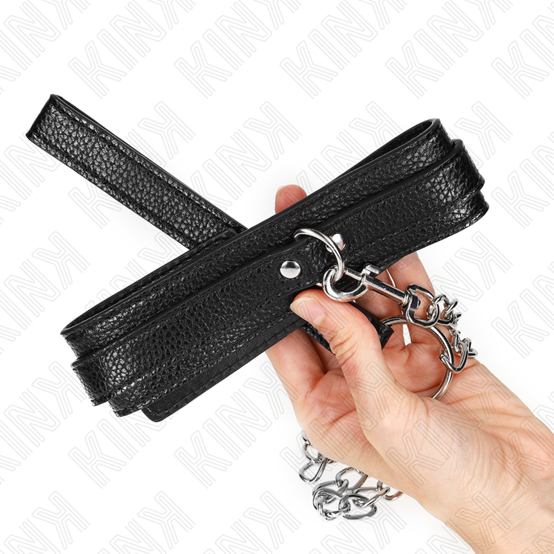 KINK - COLLIER MOTIF SERPENT AVEC LAISSE 65 CM KINK COLLAR & GAG