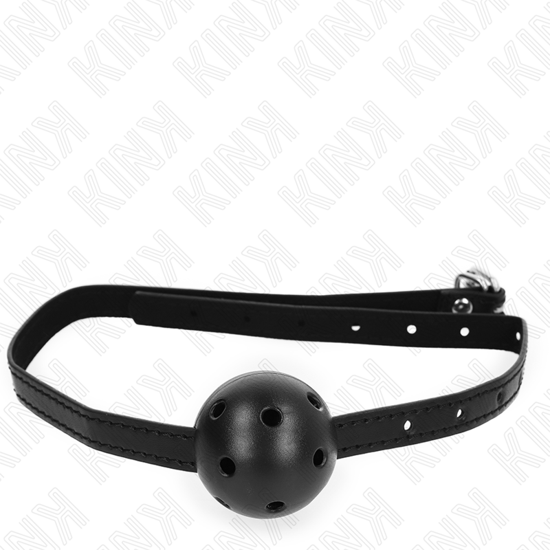 KINK - BALLE RESPIRANTE SIMPLICITY NOIRE 4,5 CM BAG 62 x 1,5 CM KINK COLLAR & GAG