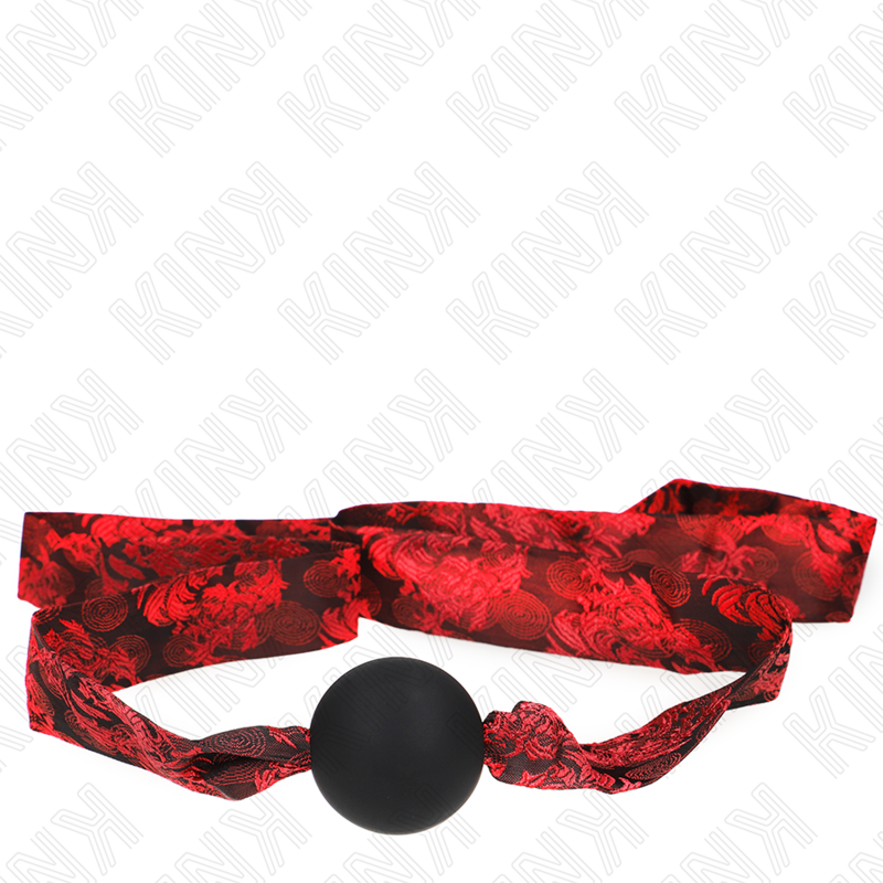 KINK - BOULE EN SILICONE SCANDALE 4,5 CM GAG MODÈLE 2 146 x 4 CM KINK COLLAR & GAG