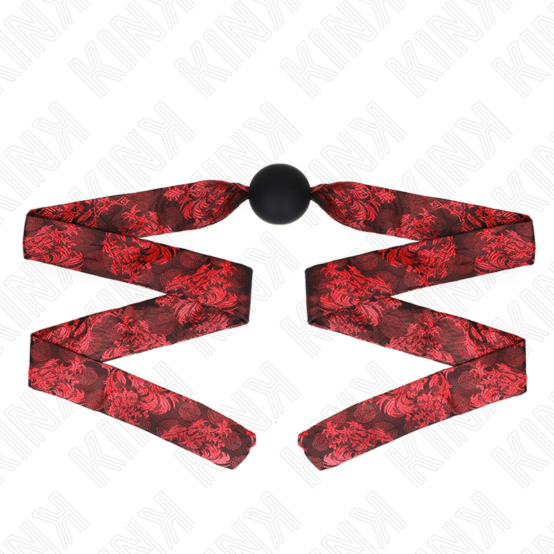 KINK - BOULE EN SILICONE SCANDALE 4,5 CM GAG MODÈLE 2 146 x 4 CM KINK COLLAR & GAG
