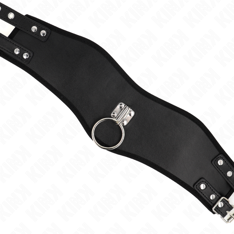 KINK - COLLIER 65 CM AVEC LARGE BRACELET RÉGLABLE 40-55 CM X 10 CM KINK COLLAR & GAG