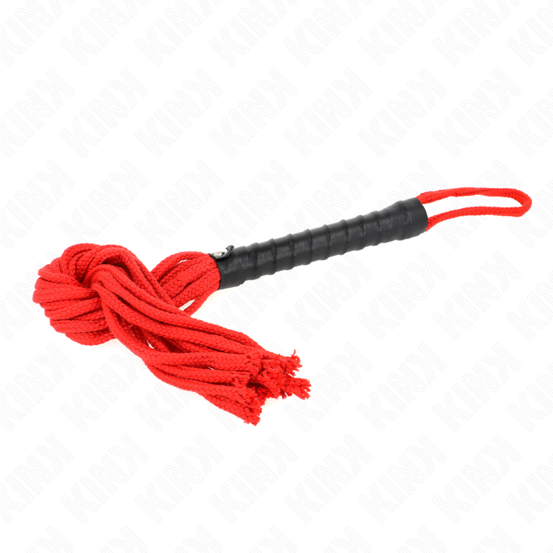 KINK - FOUET CORDE ROJO 56 CM KINK IMPACT & TOUCH