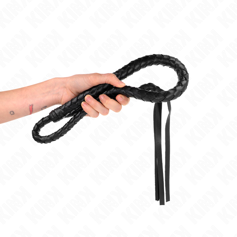 KINK - FOUET LONG AVEC BILLES 110 CM KINK IMPACT & TOUCH