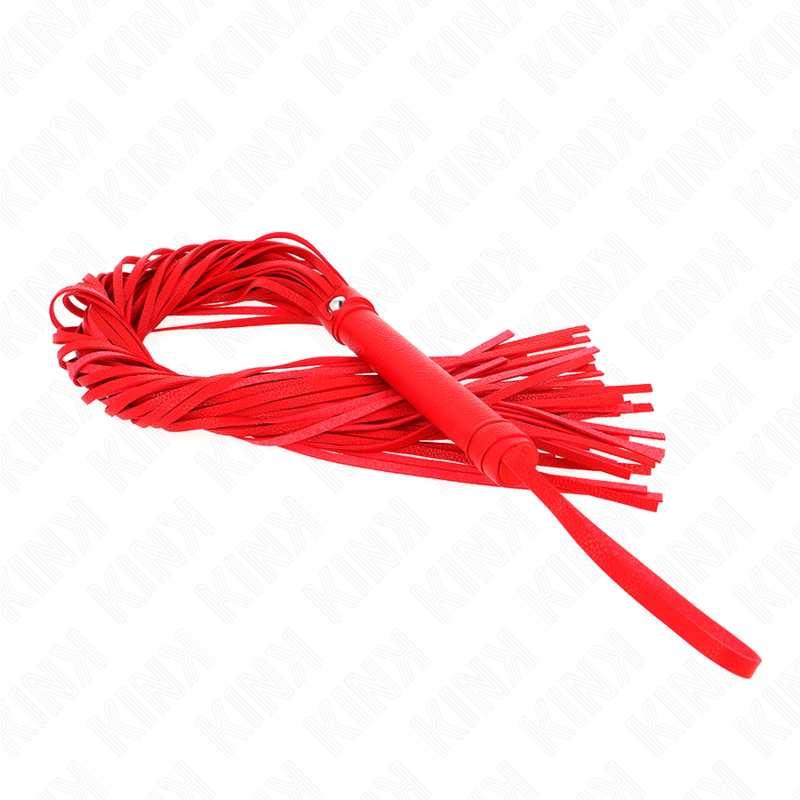 KINK - FOUET PVC SOUPLE ROUGE 70 CM KINK IMPACT & TOUCH