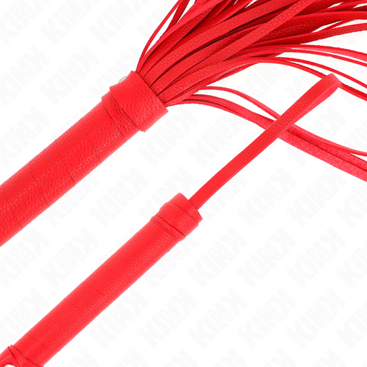 KINK - FOUET PVC SOUPLE ROUGE 70 CM KINK IMPACT & TOUCH