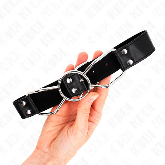 KINK - BAGUE SPIDER 60 X 3 CM TAILLE M 4,5 CM KINK COLLAR & GAG