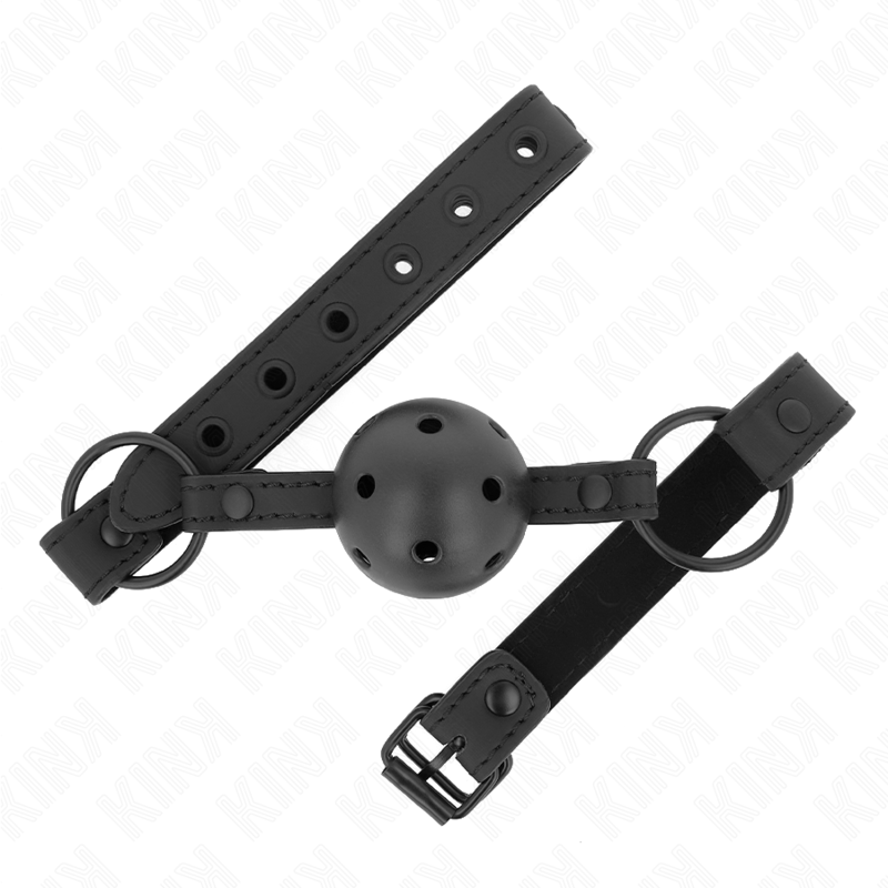 KINK - BALLE NÉOPRÈNE 4,5 CM BAG 63,5 X 2 CM RÉGLABLE 41 X 59 CM KINK COLLAR & GAG