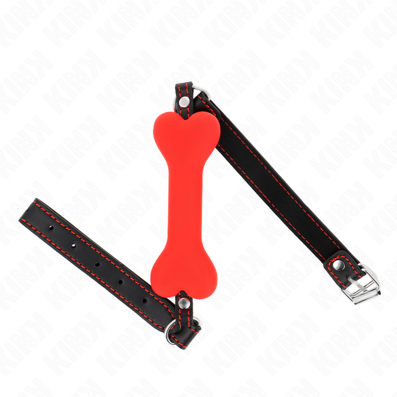 KINK - OS ROUGE 12 CM BAG 63 x 2 CM KINK COLLAR & GAG
